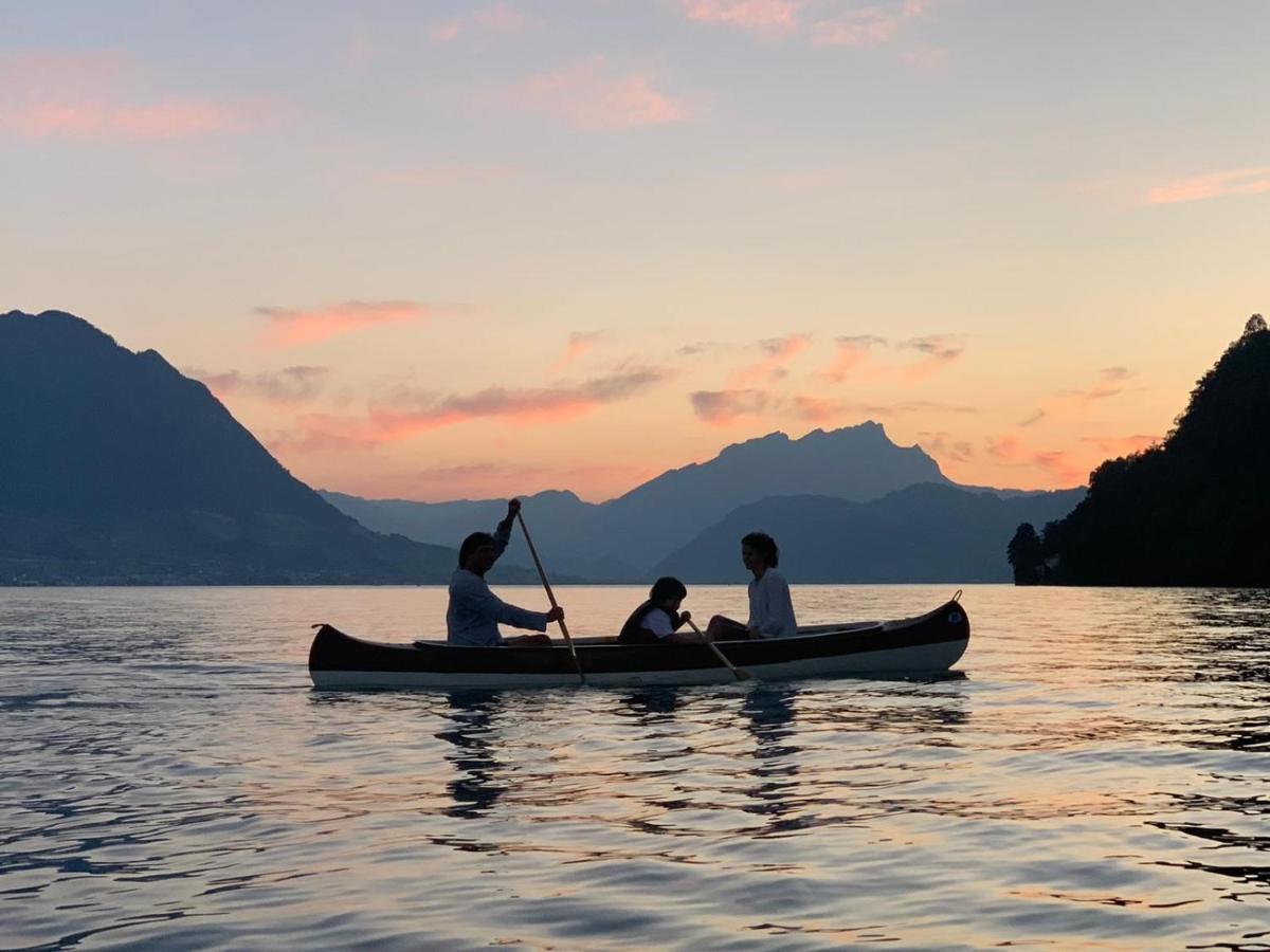 Ferienwohnungen Mit 4 Betten In Gersau Direkt Am Vierwaldstaettersee Exteriör bild